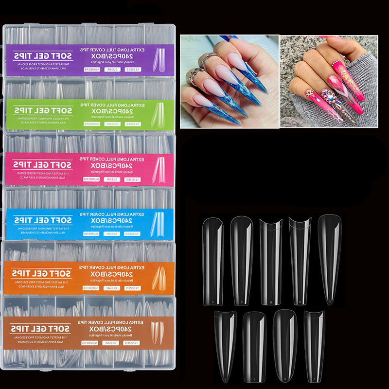 240 Pieces XXL Fake Nails Extr - огляд і ціна Nail Art Xxl