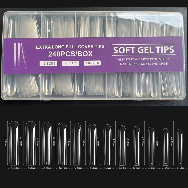 240 Pieces XXL Fake Nails Extr - огляд і ціна Nail Art Xxl