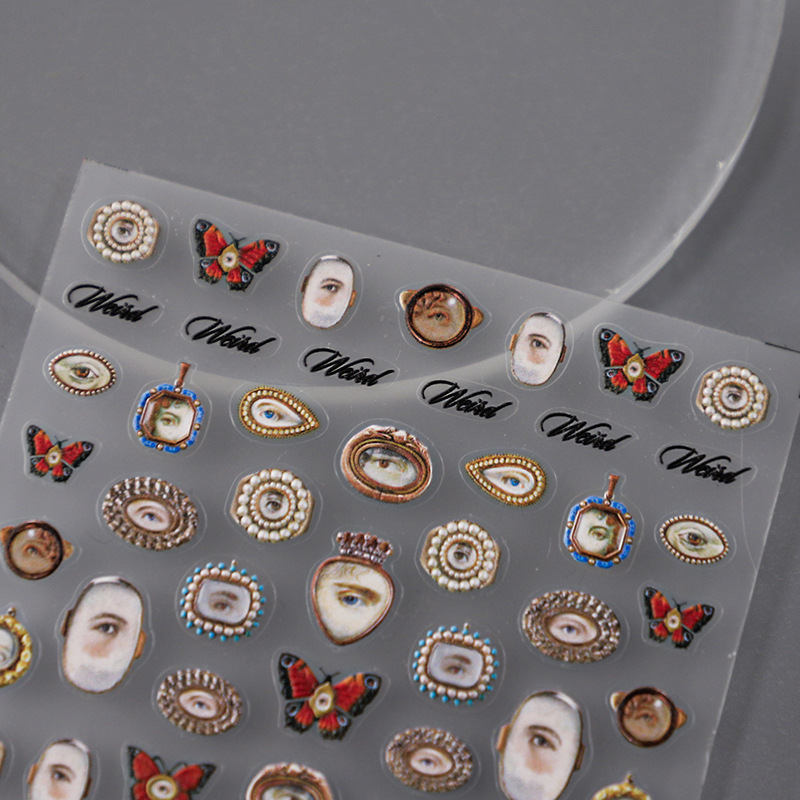 1pcs 5D Embossed Halloween Mix - огляд і ціна Nail Art Zelda