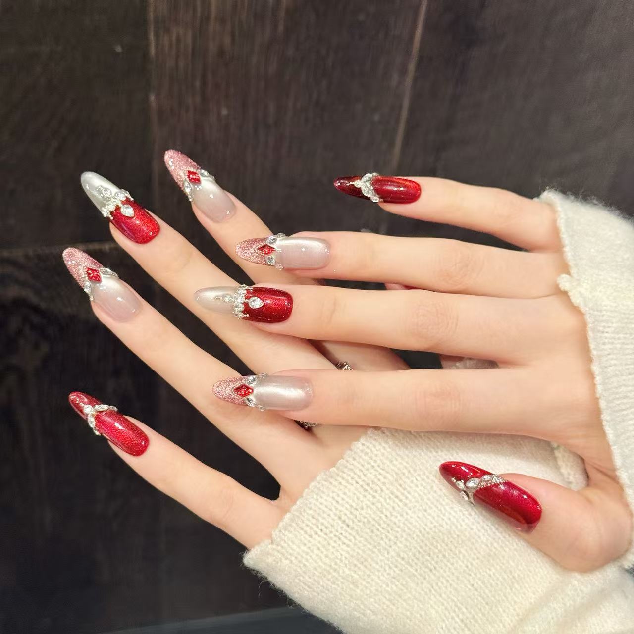 10 PCS Luxury Handmade Press o - огляд і ціна Nail Adhesive Tab