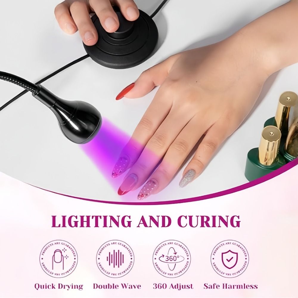 Portable 5W/3W UV Led Nail Lam - огляд і ціна Uv Led Lamp Nail