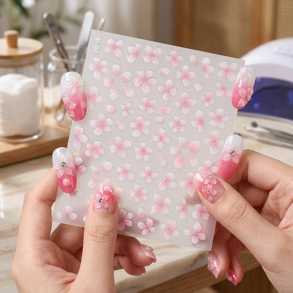 1Pc Embossed Gradient Ombre De - огляд і ціна Nail Art Ombre Pink