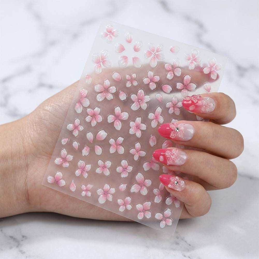 1Pc Embossed Gradient Ombre De - огляд і ціна Nail Art Ombre Pink