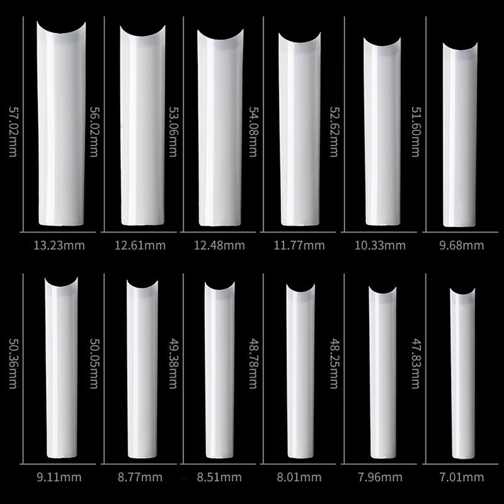 120pcs XXXL Clear/Nature Long  - огляд і ціна Nail Art Xxl