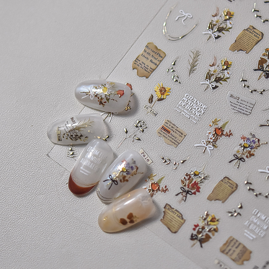 Retro Newspaper Poster Style 3 - огляд і ціна Nail Art Zelda