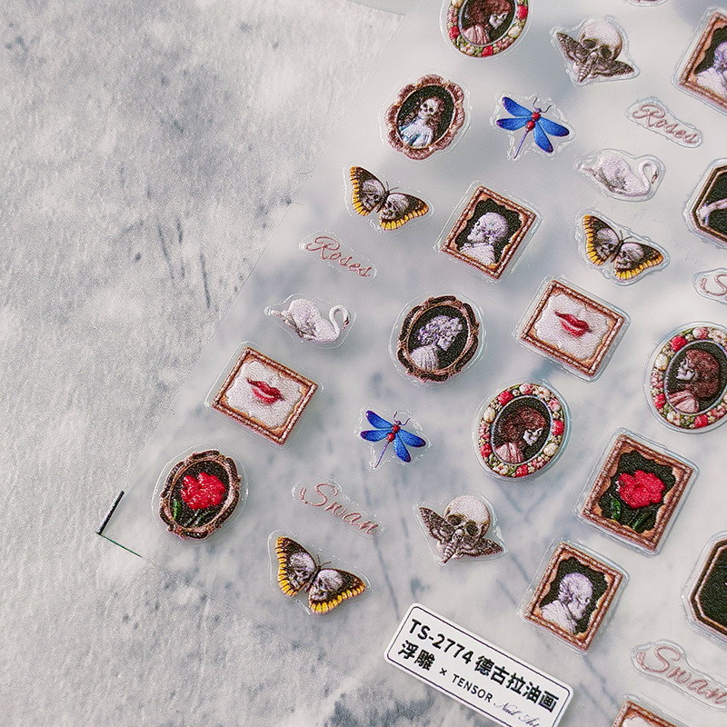5D Realistic Relief Retro Drac - огляд і ціна Nail Art Zelda