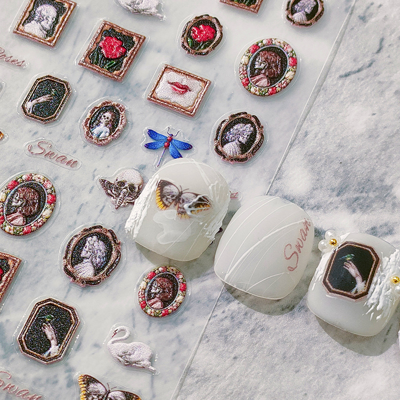 5D Realistic Relief Retro Drac - огляд і ціна Nail Art Zelda