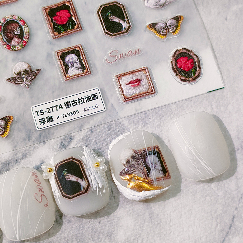 5D Realistic Relief Retro Drac - огляд і ціна Nail Art Zelda