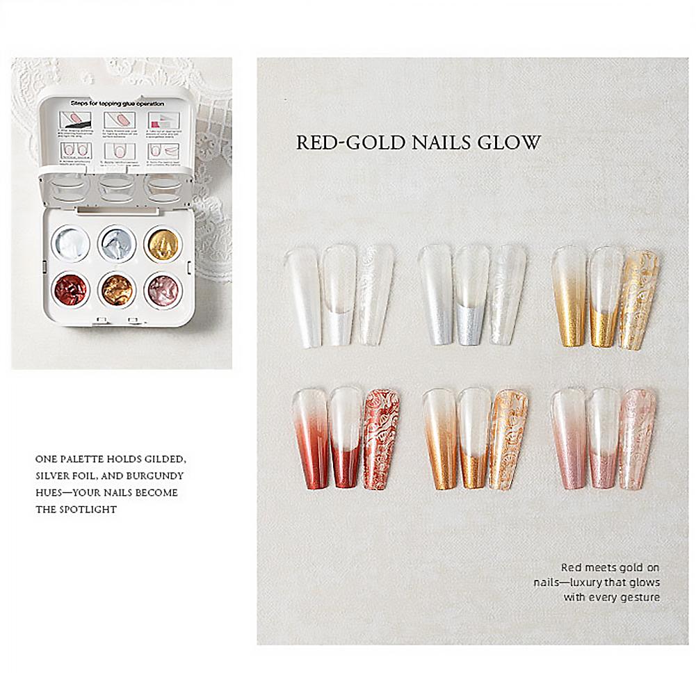 6 Colors Ombre Nail Gradient G - огляд і ціна Nail Art Ombre Pink