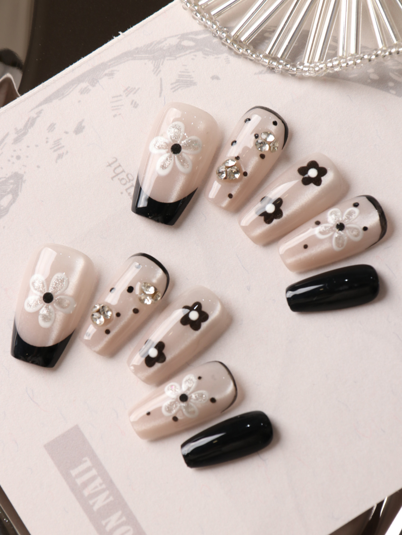 10Pcs Press on Nails Fake Nail - огляд і ціна Nail Adhesive Tab