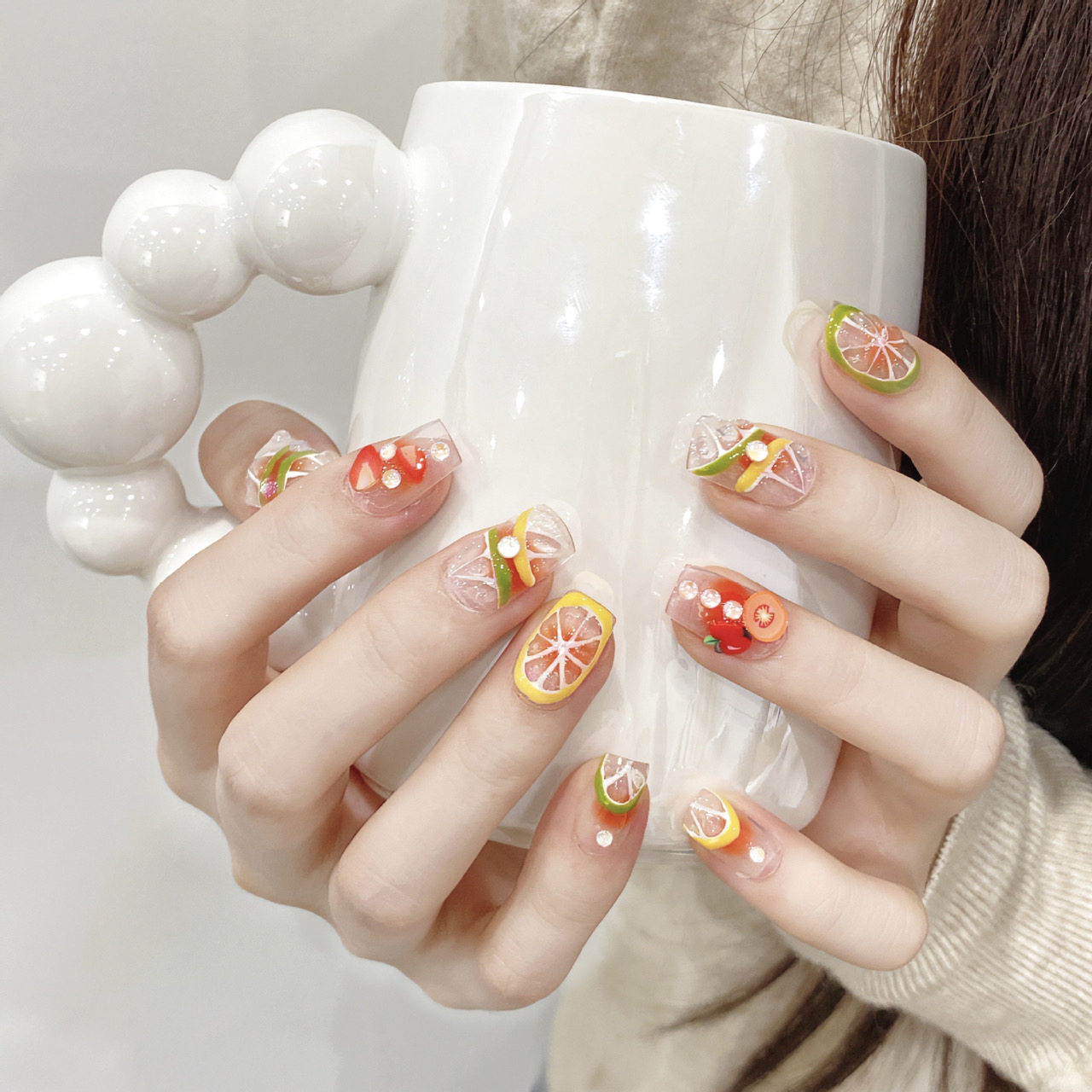 10 Pcs Luxury Handmade Press o - огляд і ціна Nail Adhesive Tab