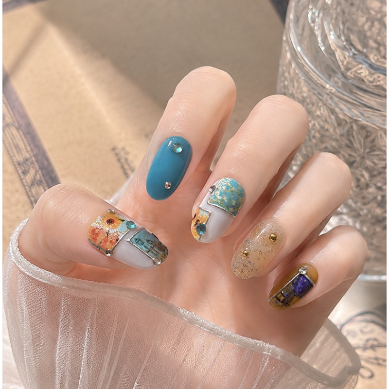 Retro Gold Stamped Frame Oil P - огляд і ціна Nail Art Zelda