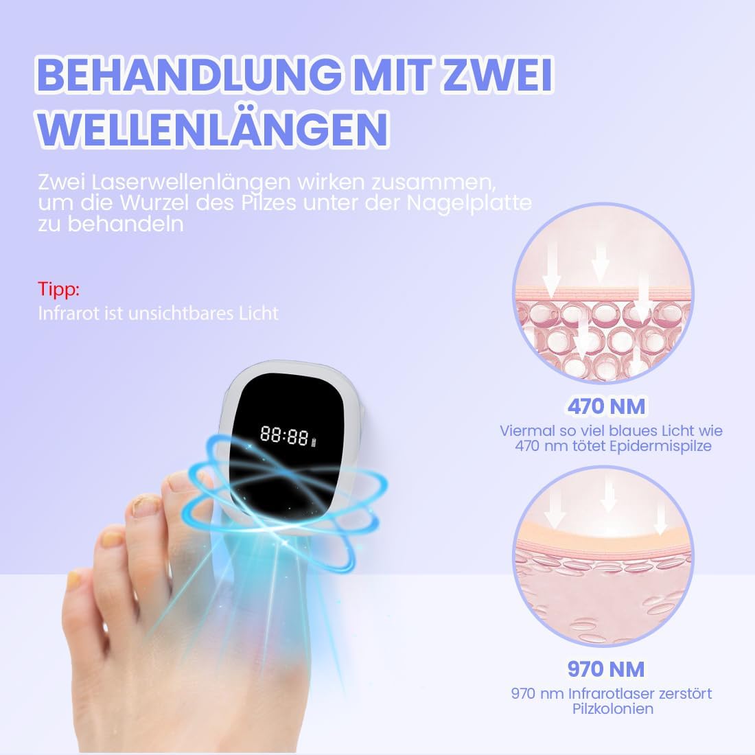 Laser Nail Fungus Treatment La - огляд і ціна Uv Led Lamp Nail