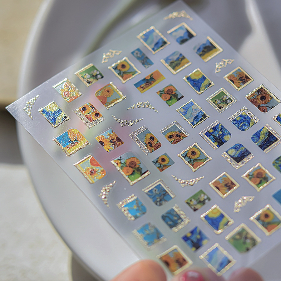 Retro Oil Painting Hot Stampin - огляд і ціна Nail Art Zelda