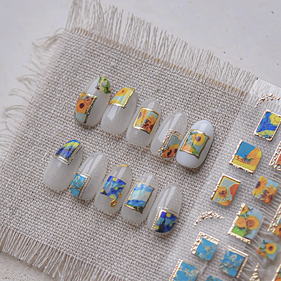 Retro Oil Painting Hot Stampin - огляд і ціна Nail Art Zelda