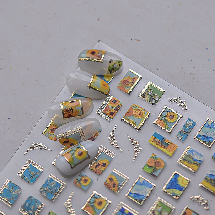 Retro Oil Painting Hot Stampin - огляд і ціна Nail Art Zelda