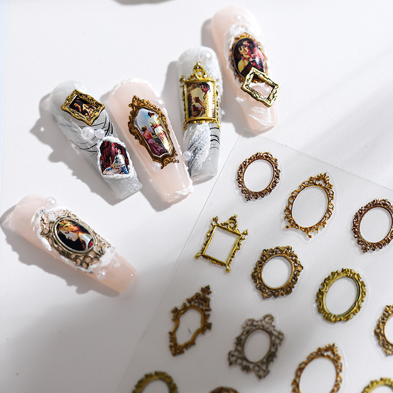 5D metallic gloss nail sticker - огляд і ціна Nail Art Zelda