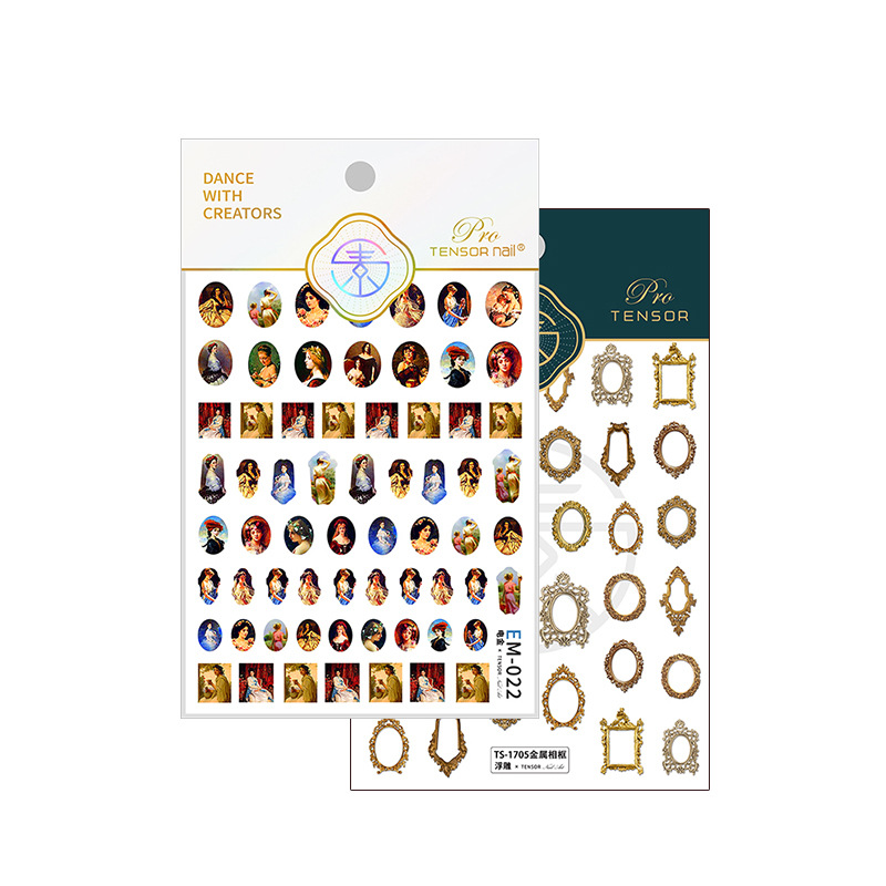 5D metallic gloss nail sticker - огляд і ціна Nail Art Zelda