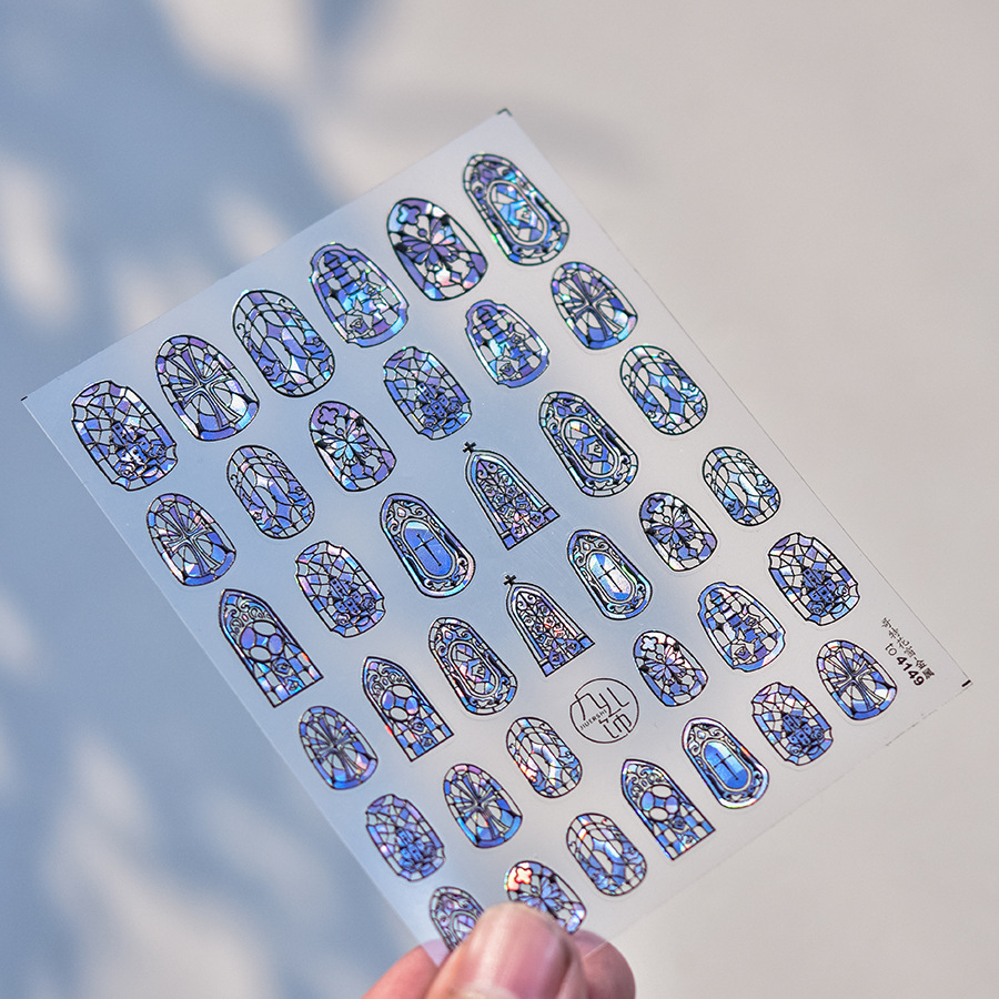 1piece 5D Glass Fragment Nail  - огляд і ціна Nail Art Zelda