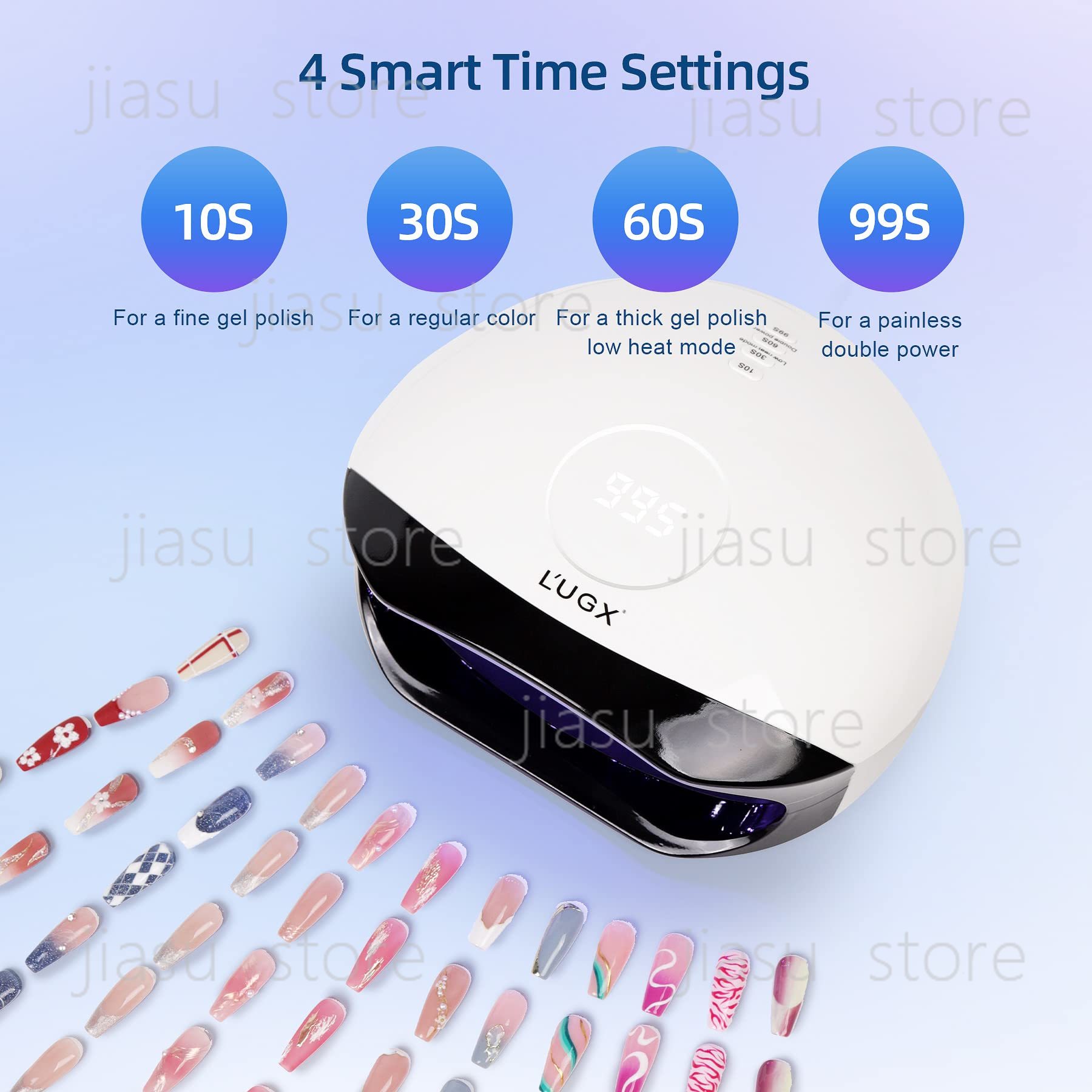 LUGX Hot Sale 56W Manicure Nai - огляд і ціна Uv Led Lamp Nail