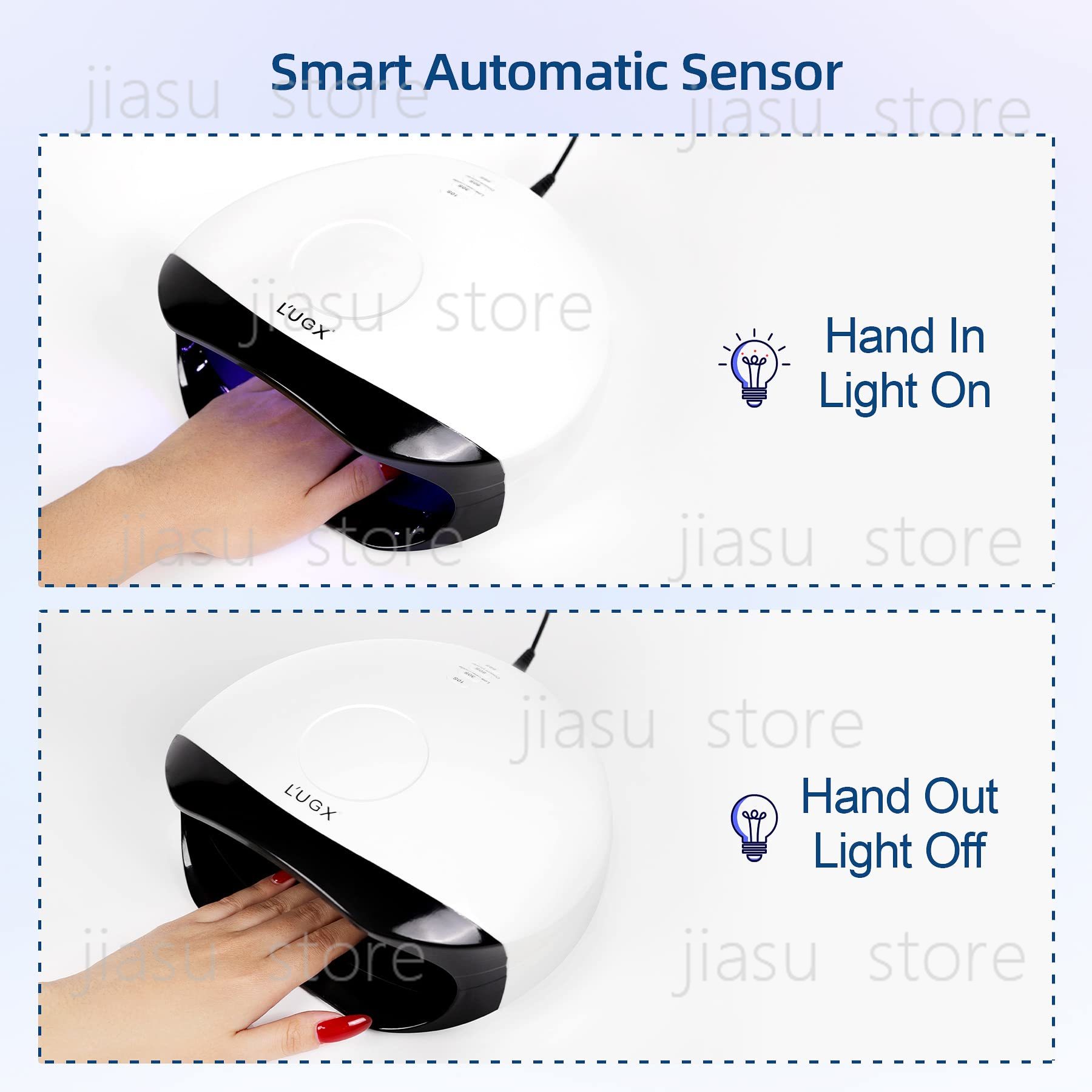 LUGX Hot Sale 56W Manicure Nai - огляд і ціна Uv Led Lamp Nail
