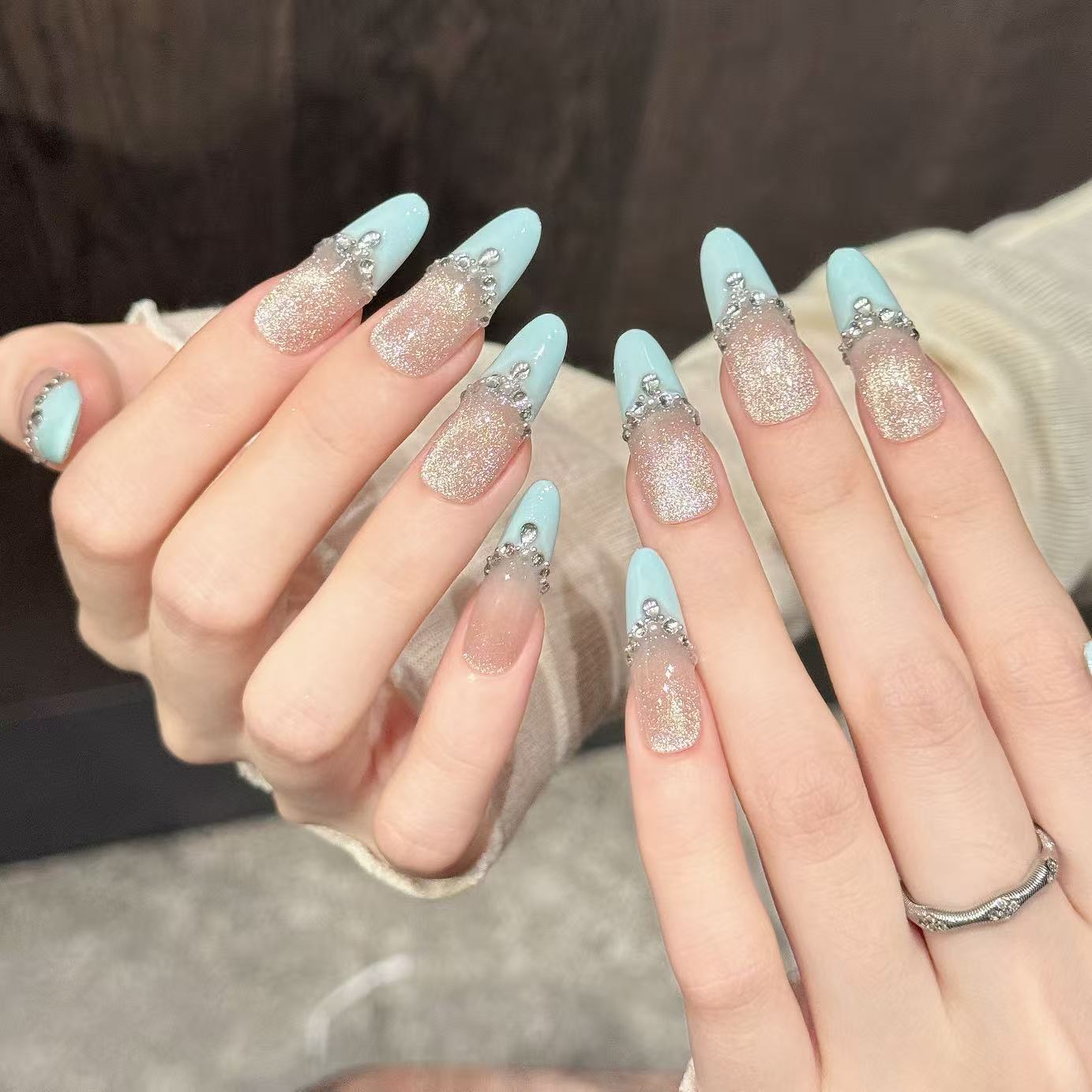 10PCS Handmade Press On Nails  - огляд і ціна Nail Adhesive Tab