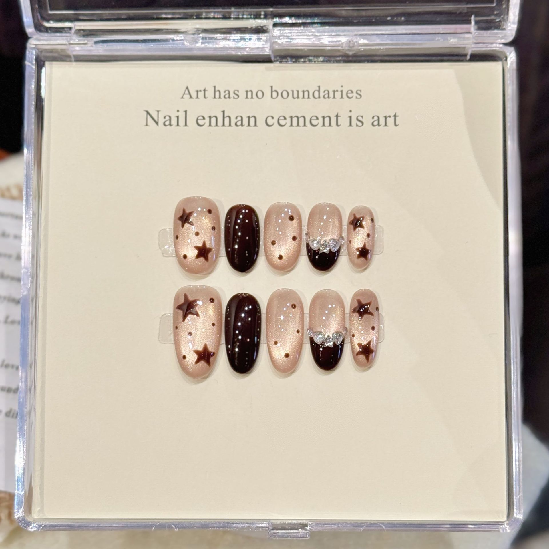 10 PCS Luxury Handmade Press O - огляд і ціна Nail Adhesive Tab