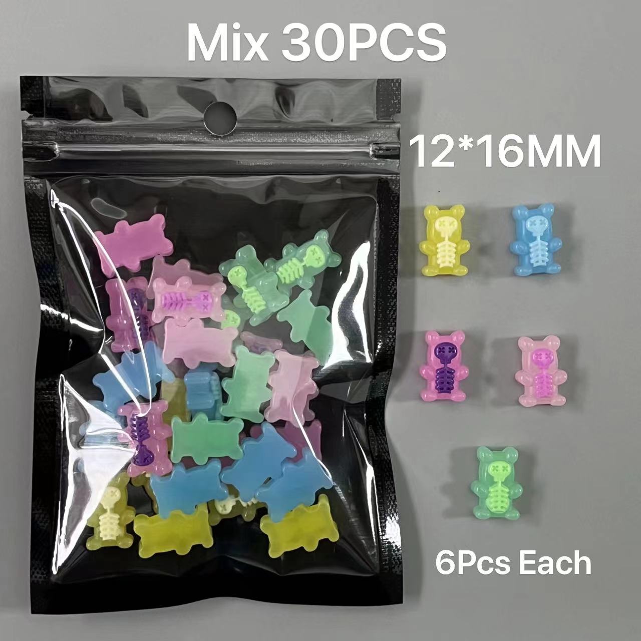 30Pcs Mix Cartoon Bear Bunny H - огляд і ціна Nail Art Xxl