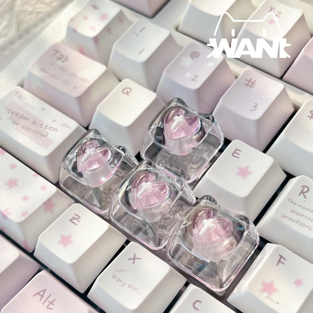 Love Cute Keycaps Transparent  - огляд і ціна Nail Art Love