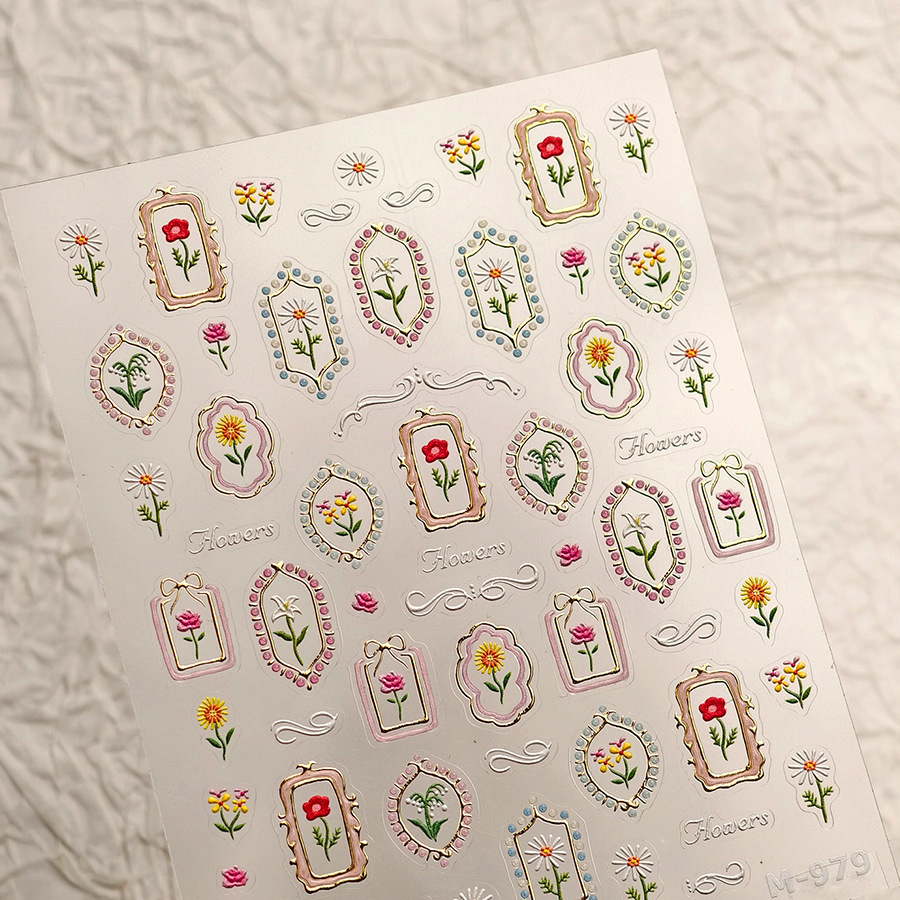 Luxury 5D Floral Nail Art Stic - огляд і ціна Nail Art Zelda
