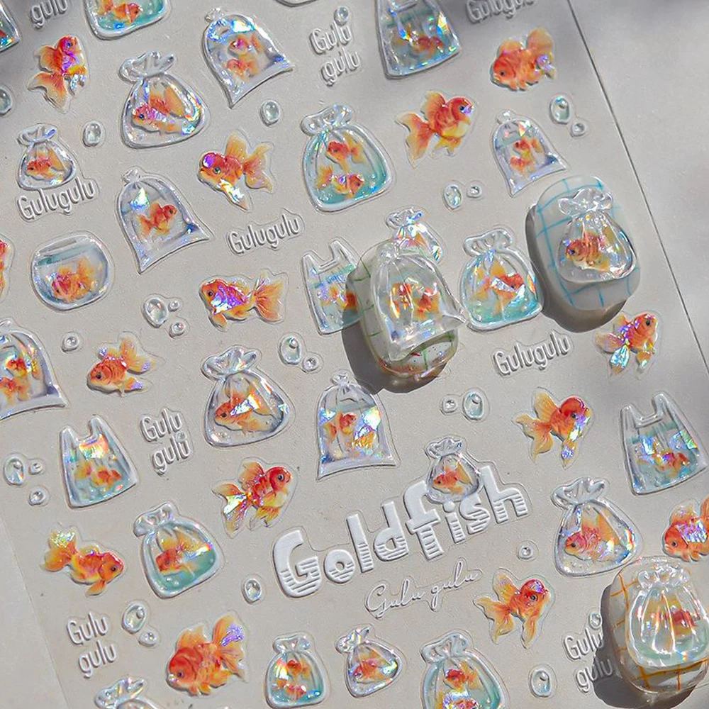 Goldfish Red Koi Water Grass L - огляд і ціна Nail Art Zelda