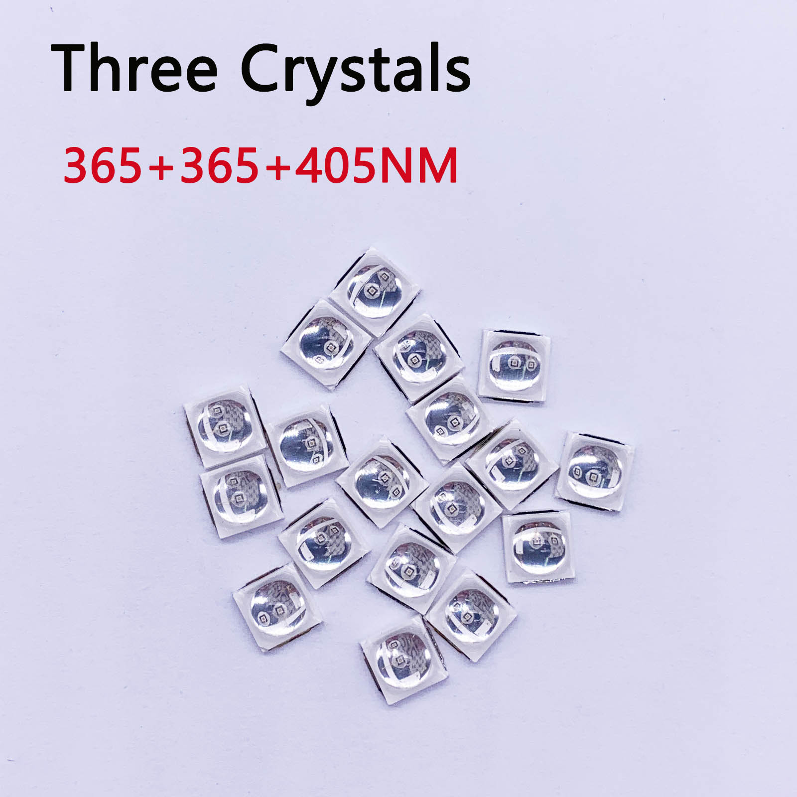 50pcs 2W Epistar 365nm+405nm T - огляд і ціна Uv Led Lamp Nail