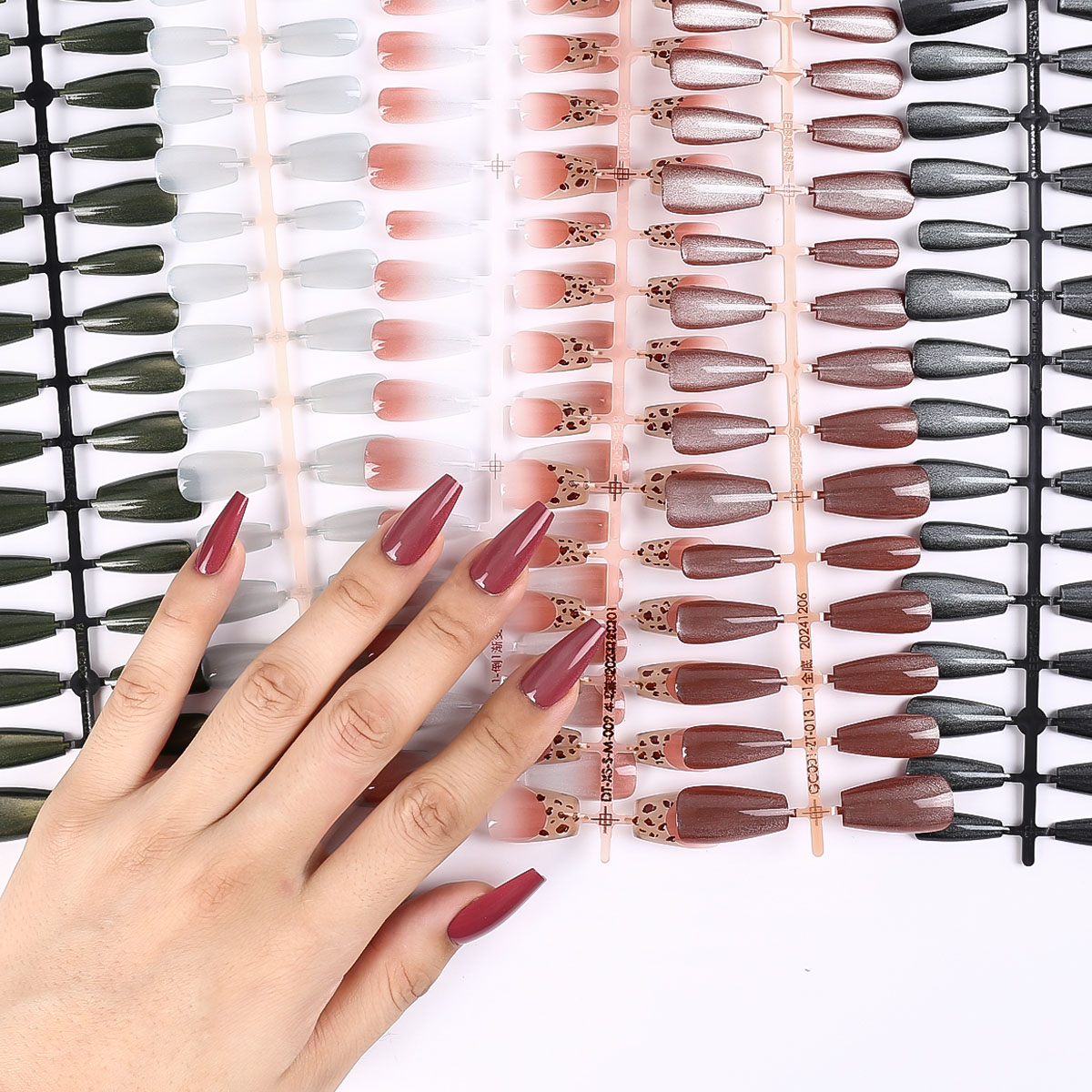 30Pcs Oval Short Pink Press on - огляд і ціна Nail Art Ombre Pink