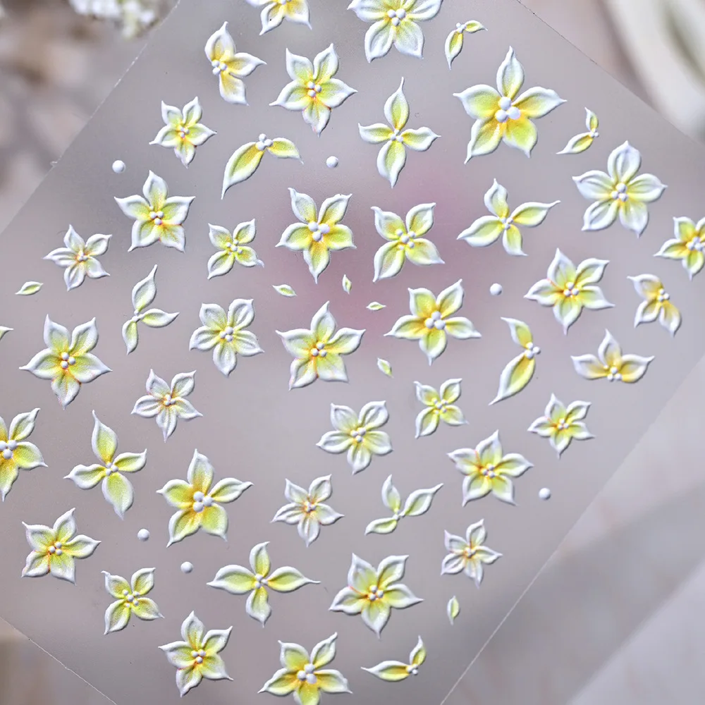 Cute Soft Lily Flower Nail Dec - огляд і ціна Nail Art Ombre Pink